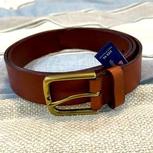 Vineyard Vines Leather Belt, Size 40